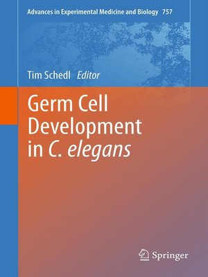 cover image of Germ Cell Development in C. elegans